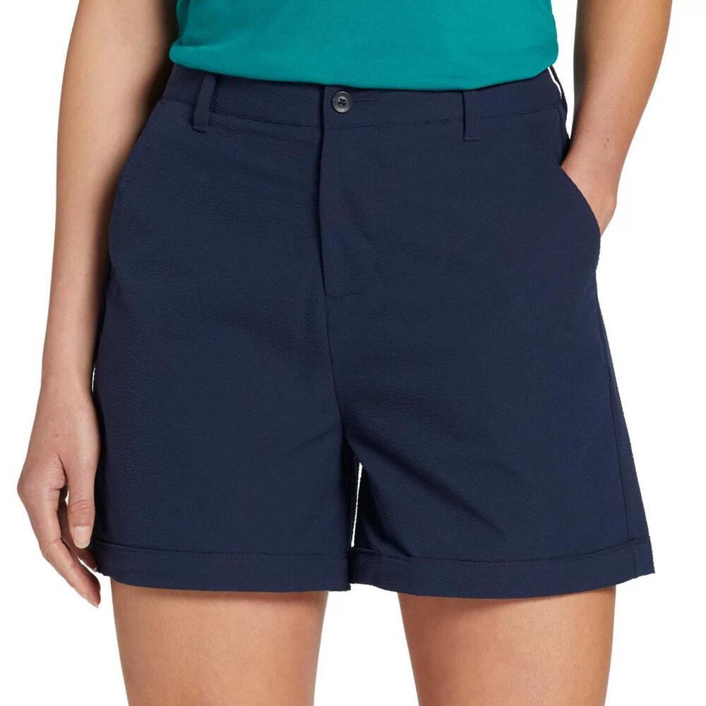 NWT Walter Hagen Women's Clubhouse Traditional 5” Seersucker Golf Shorts